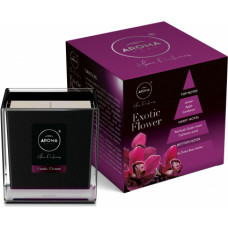 Aroma Aromātiskā svece Black Series 155g, Exotic Flower