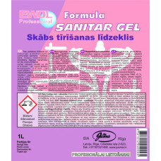 Tualetes tīrīšanas līdzeklis  EWOL Professional Formula SANITAR GEL, 1 L ( Gab. x 5 )