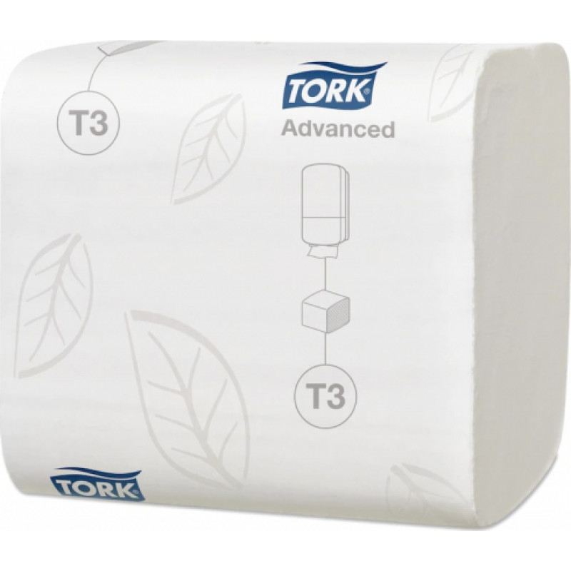 Tualetes papīrs TORK Advanced T3, 2 sl., 252 lapiņas, 19 x 11 cm, baltā krāsā ( Gab. x 36 )