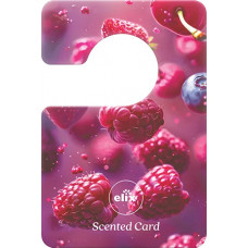 Elix Gaisa atsvaidzinātājs skapim, Scented Card Red Fruits, 3 gab