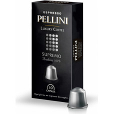 Maltā kafija kapsulās PELLINI TOP Luxury Supremo, 50g (10x5g), 10 gab/iepak ( Iepak. x 2 )