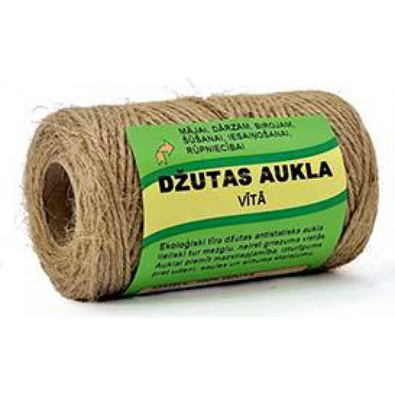 Džutas aukla,  vītā 2mm 100gr. 65m.