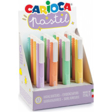 Marķieris CARIOCA, assorti   dažādas pasteļkrāsas ( Gab. x 16 )