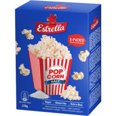 Popkorns Estrella ar sāli 270g (3x90g) ( Gab. x 2 )