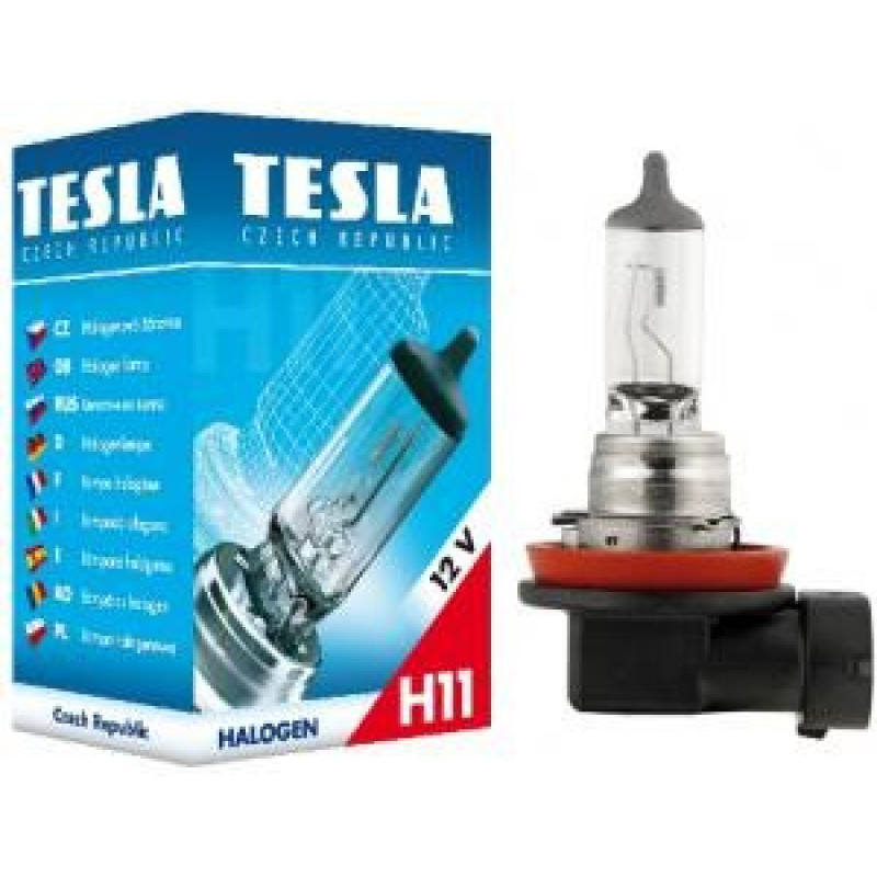 Auto spuldze H11 12V 55W PGJ19-2 halogēna TESLA